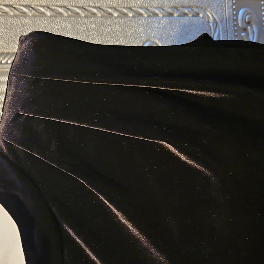 KARL LAGERFELD Women's Sleevless Velvet Jumpsuit - Size 16 - Picture 3 of 9
